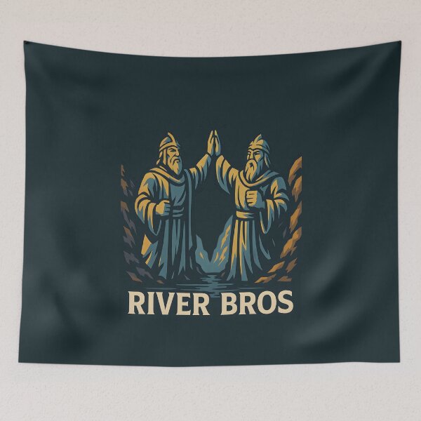 Item preview, River Bros – Mythic Guardians High-Five in a Canyon - Fantasy designed and sold by Fenay Designs.