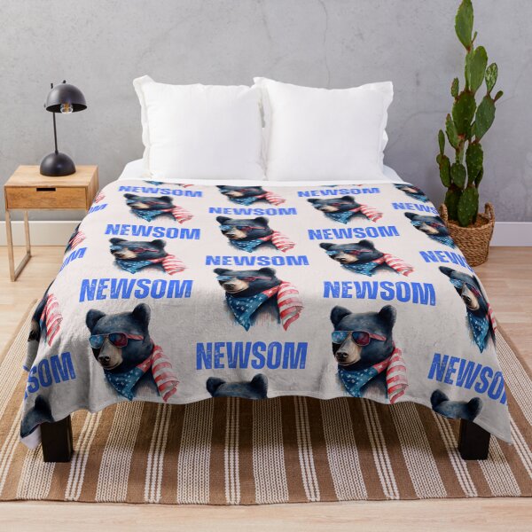 Item preview, California bear Gavin Newson for presidential candidate 2028 designed and sold by erozzz.