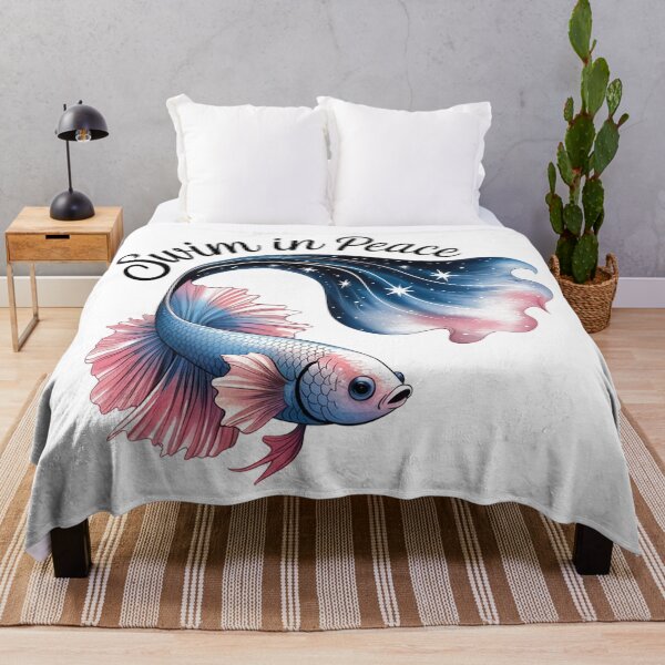 Item preview, Aquarium Betta Fish Farewell Swim in Peace designed and sold by Blok45.