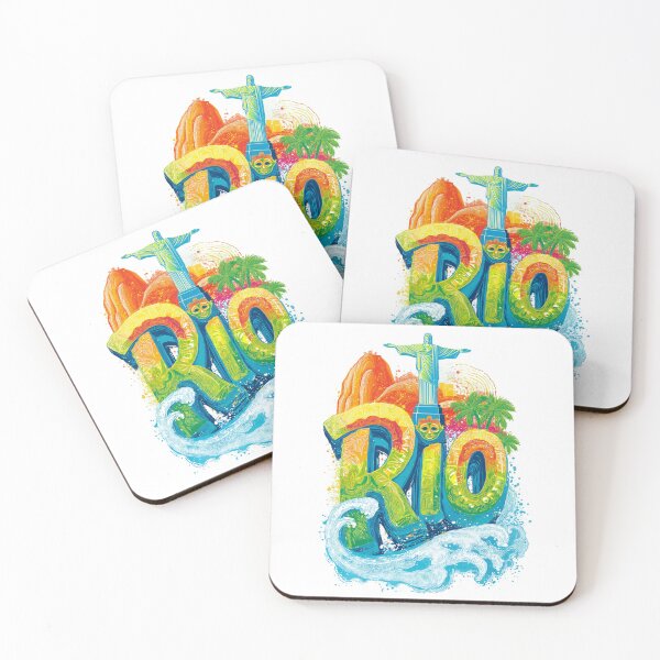 Item preview, Rio de Janeiro – Christ the Redeemer & Tropical Design designed and sold by Meiersbeste.