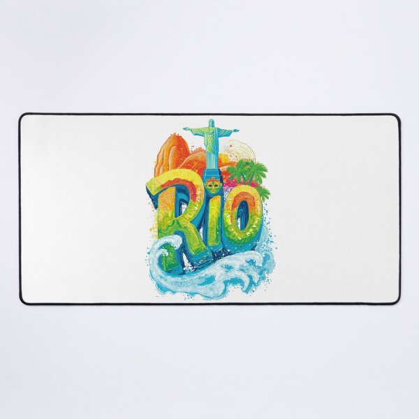 Item preview, Rio de Janeiro – Christ the Redeemer & Tropical Design designed and sold by Meiersbeste.