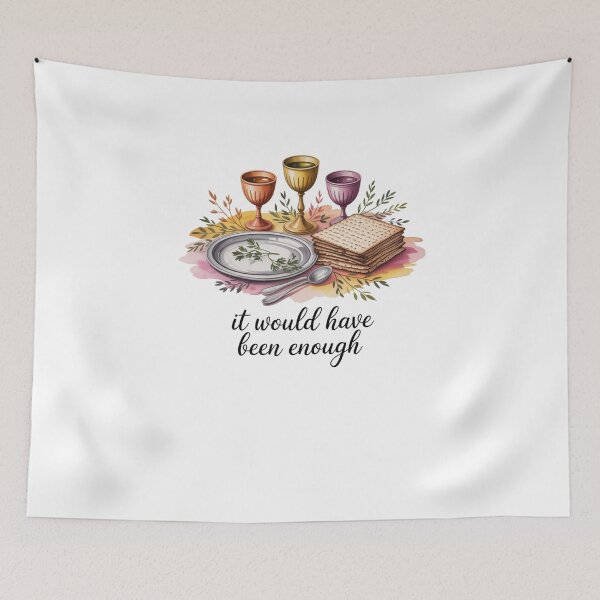 Item preview, It Would Have Been Enough Passover Holiday Jewish cute designed and sold by snowry.
