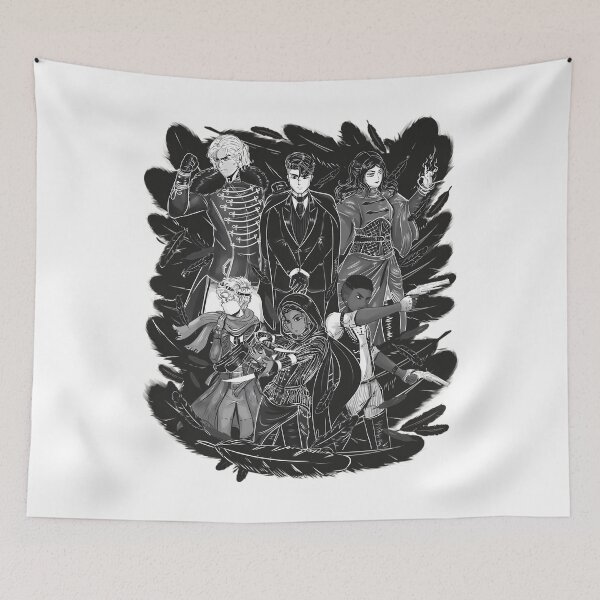 Item preview, Inktober Six Of Crows Duvet Cover 	 designed and sold by kbraapoat93.
