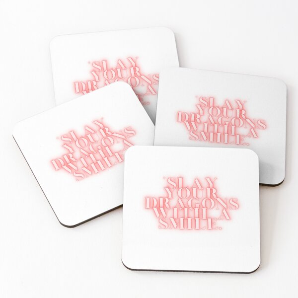 Item preview,   Slay Your Dragons With A Smile Quote designed and sold by Happyfreedom.