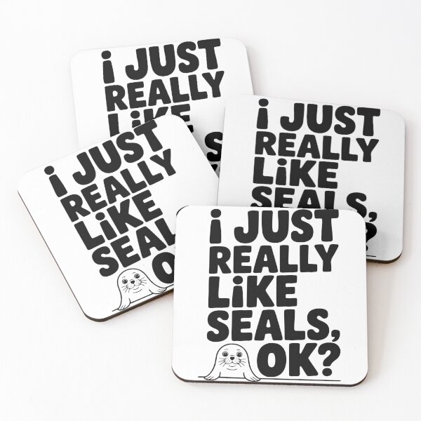 Item preview, I Just Really Like Seals Ok? designed and sold by Frank Ring.