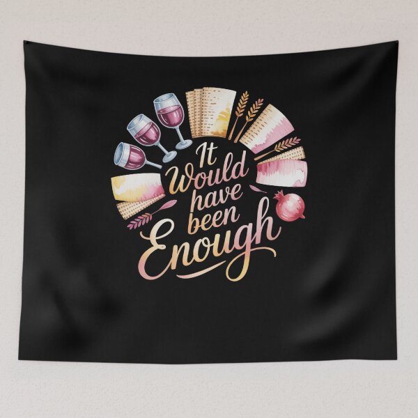 Item preview, It Would Have Been Enough Passover Jewish celebration designed and sold by snowry.
