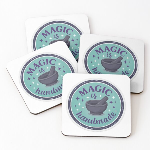 Item preview, Magic Is Handmade – Whimsical Crafting Witchy Design designed and sold by ThePeelAppeal.