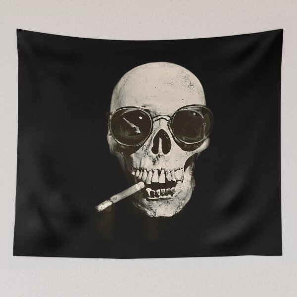 Item preview, Warren Zevon Smoking Skull  	 designed and sold by egeofepvnl8.