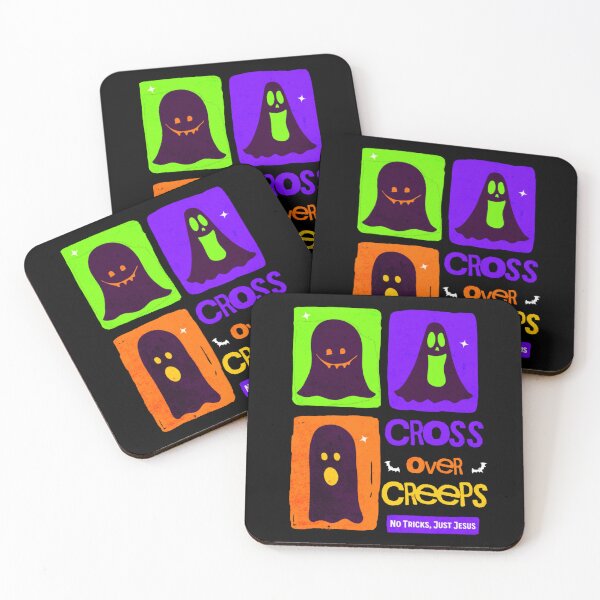 Item preview, Cross Over Creeps – No Tricks, Just Jesus Christian Halloween Design designed and sold by OrtegaGrace.