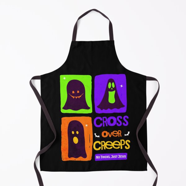 Item preview, Cross Over Creeps – No Tricks, Just Jesus Christian Halloween Design designed and sold by OrtegaGrace.
