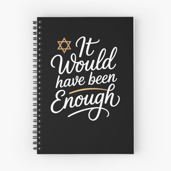 Item preview, It Would Have Been Enough Passover Jewish star of David designed and sold by snowry.