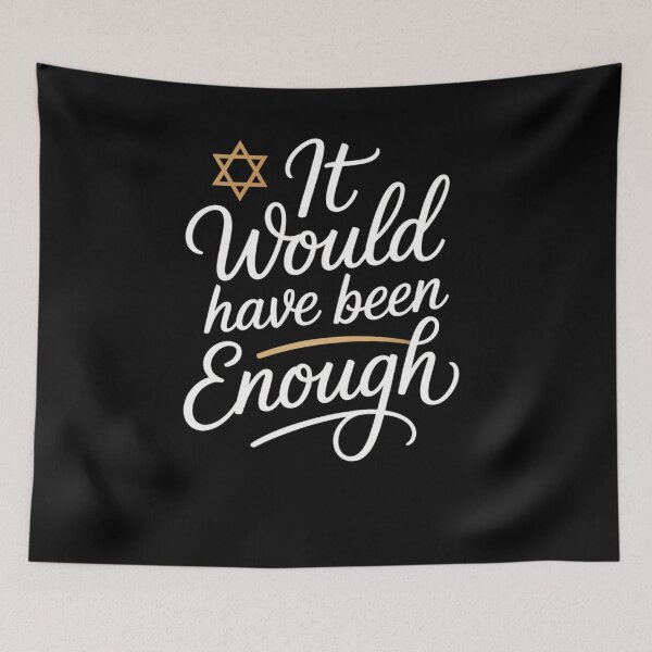 Item preview, It Would Have Been Enough Passover Jewish star of David designed and sold by snowry.