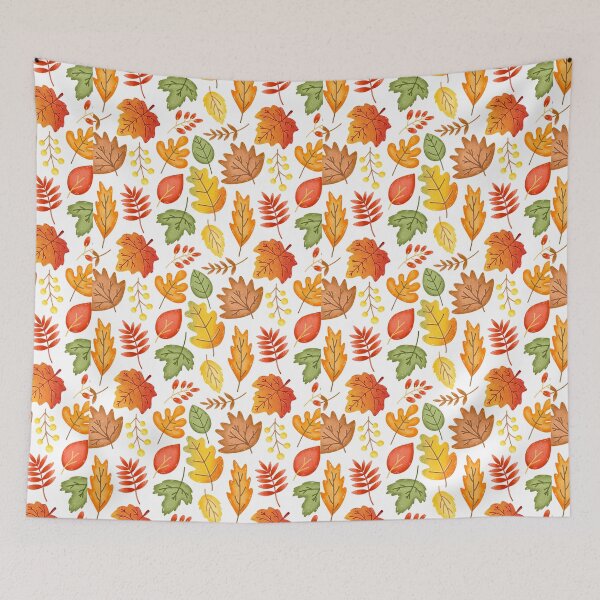 Item preview, Cozy Autumn Leaves, Fall Theme Pattern designed and sold by Mozaic Clothes.