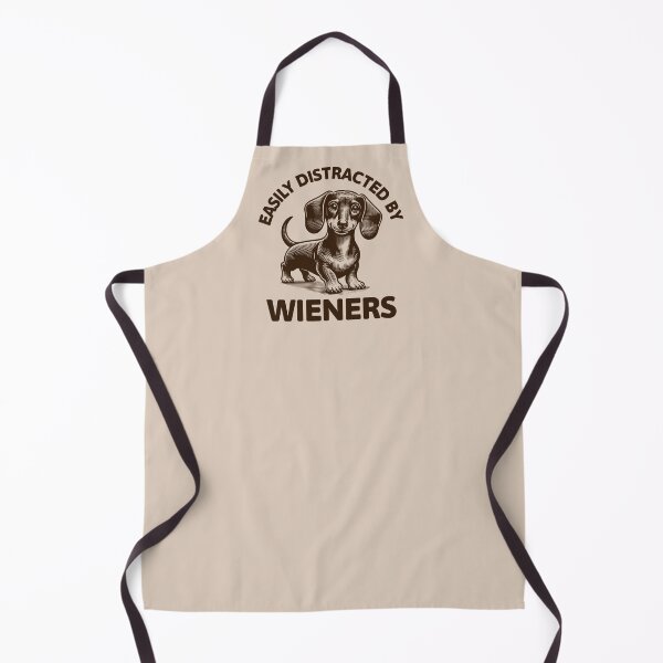 Item preview, Easily Distracted By Wieners Cute Dachshund Dog Lover designed and sold by KLArtzStore.