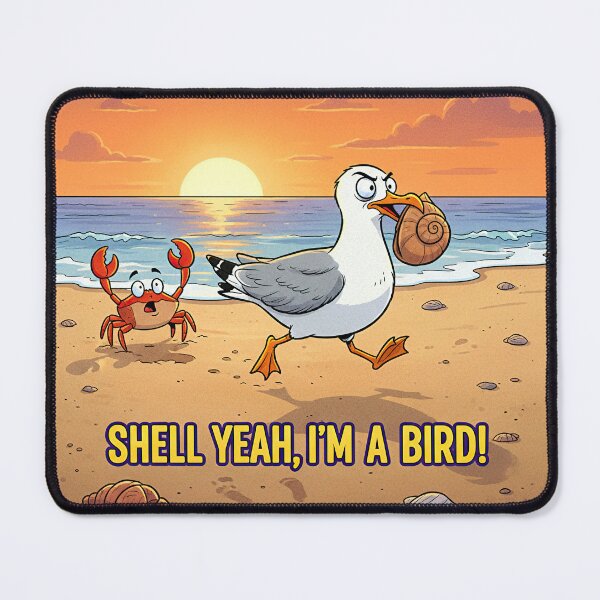 Item preview, Bird Memes - Shell Yeah, I'm a Bird! designed and sold by nature. electrified..