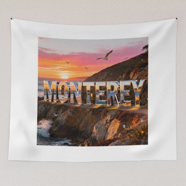 Item preview, Monterey Coast Promotion Print designed and sold by Lichentroupe63.
