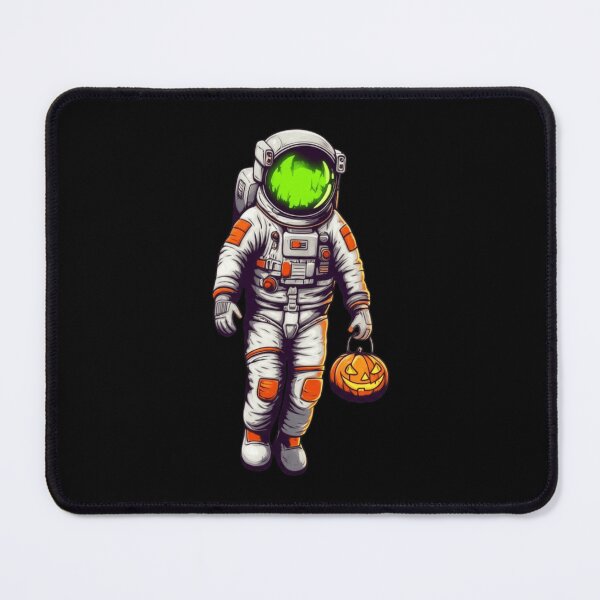 Item preview, Halloween Astronaut – Spooky Pumpkin Lantern Space Design designed and sold by ColorSplash123.
