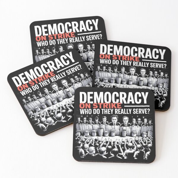 Item preview, Political Alienation in Black and White designed and sold by SplashTastic.