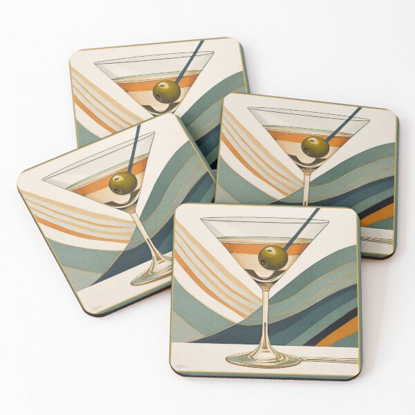 Item preview, Mid Century Series - Martini designed and sold by Lee Hiller Designs.