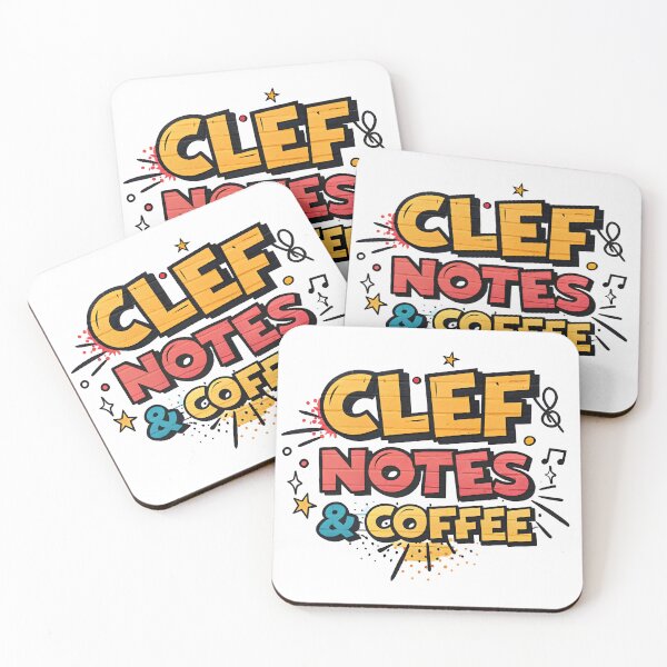 Item preview, Clef Notes And Coffee designed and sold by Ashraf23.