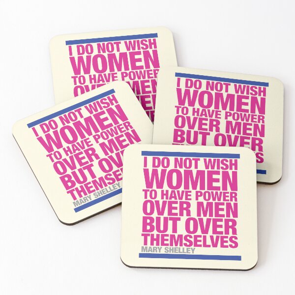 Item preview, I do not wish women . . . Mary Shelley Quotation designed and sold by CharlottePlaceArt.
