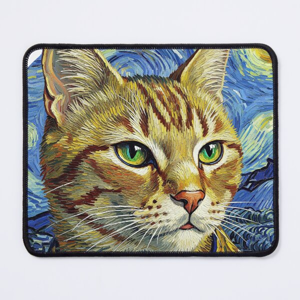 Item preview, Van Gogh cat designed and sold by matthijs309.
