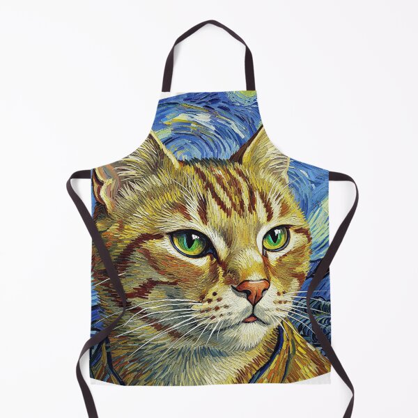Item preview, Van Gogh cat designed and sold by matthijs309.