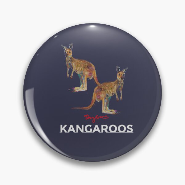 Item preview, Hand‑Painted Kangaroo Art – Australiana Souvenir designed and sold by Toby Evans.
