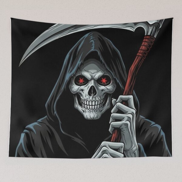 Item preview, Harbinger of Shadows – Reimagined Grim Reaper Artwork designed and sold by Art's Diner.