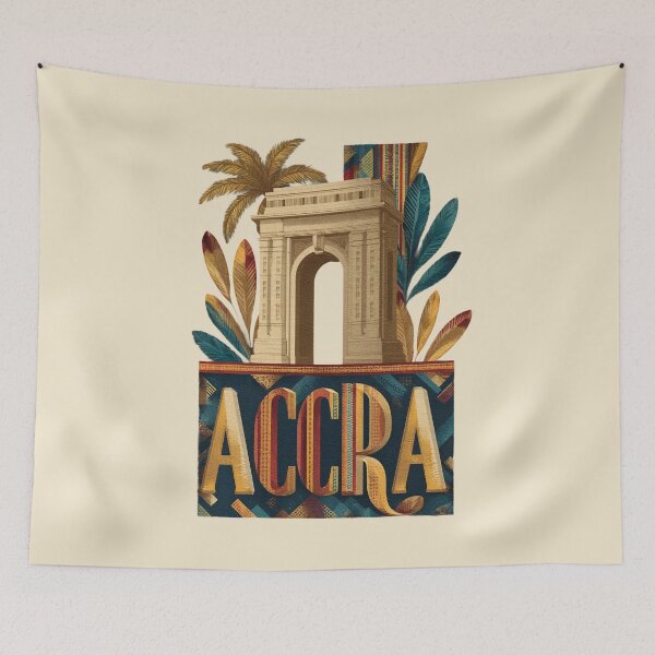 Item preview, Accra – Independence Arch & Ghana Design designed and sold by Meiersbeste.