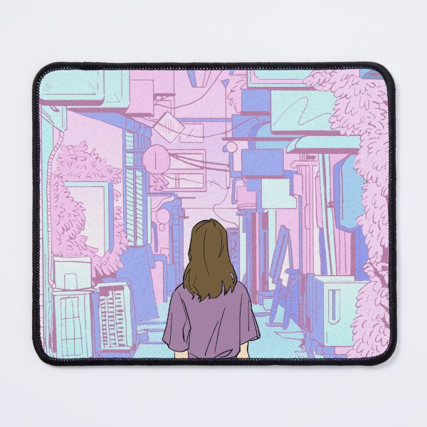 Item preview, Girl Standing Alone in Middle Road designed and sold by Saragoza.