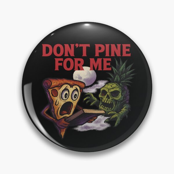 Item preview, Funny Scary Pizza Slice vs. Zombie Pineapple designed and sold by SablePL.