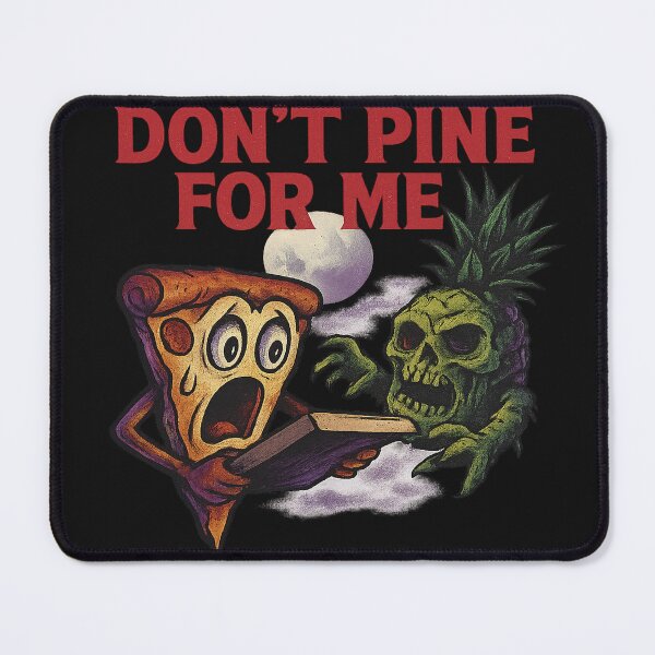 Item preview, Funny Scary Pizza Slice vs. Zombie Pineapple designed and sold by SablePL.