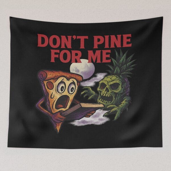 Item preview, Funny Scary Pizza Slice vs. Zombie Pineapple designed and sold by SablePL.