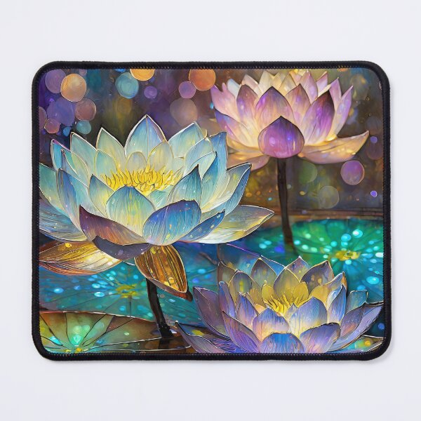 Item preview, Glowing Lotus Blossom Trio  designed and sold by Lee Hiller Designs.