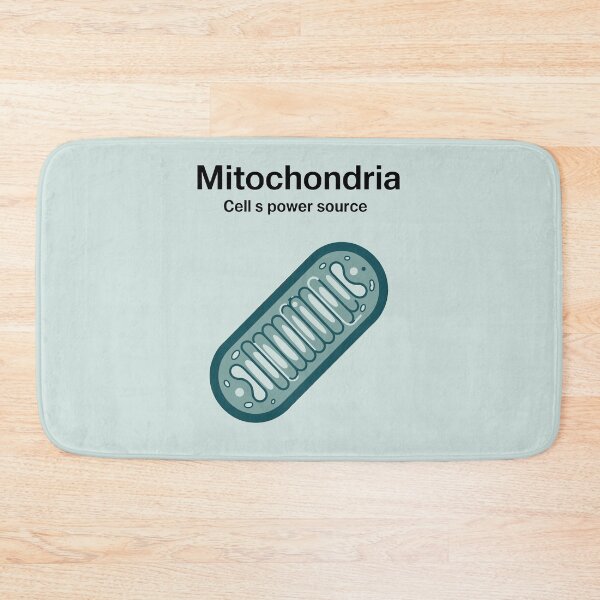 Item preview, Mitochondria Educational Poster – Minimalist Science Art Print | Biology, Classroom, Cell Diagram designed and sold by paulo silveira.