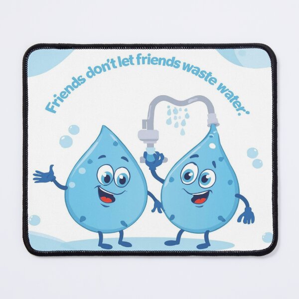 Item preview, Friends Don’t Let Friends Waste Water T-Shirt – Water Conservation Tee designed and sold by Mythic Tide.