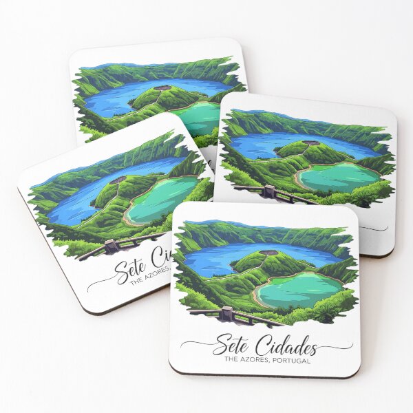 Item preview, The Blue and Green Lakes of Sete Cidades, Azores designed and sold by Digital Dreams Arts.