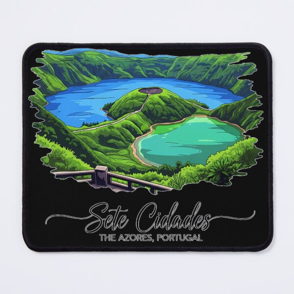 Item preview, The Blue and Green Lakes of Sete Cidades, Azores designed and sold by Digital Dreams Arts.