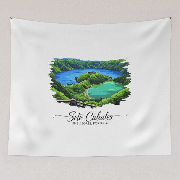 Item preview, The Blue and Green Lakes of Sete Cidades, Azores designed and sold by Digital Dreams Arts.