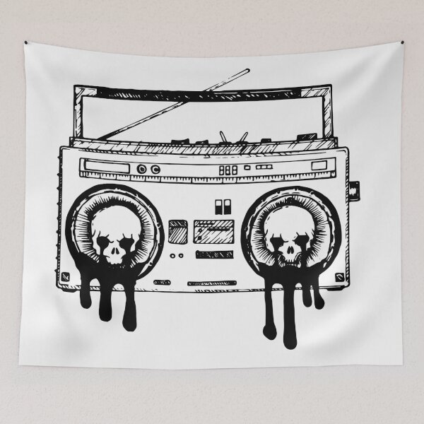 Item preview, Skull Radio  designed and sold by ZethTheReaper19.