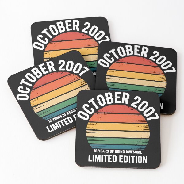 Item preview, October 2007 Limited Edition 18-Year-Old 18th Birthday, 18 years of being awesome designed and sold by BLZART.