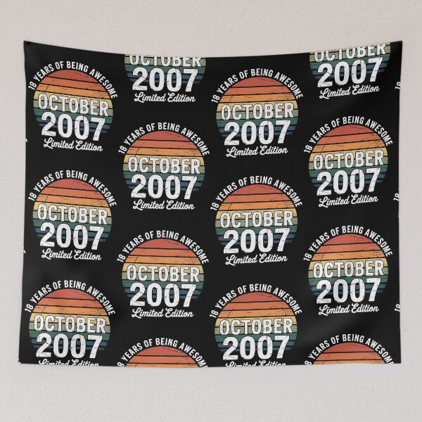 Item preview, October 2007 Limited Edition 18-Year-Old 18th Birthday, 18 years of being awesome designed and sold by BLZART.