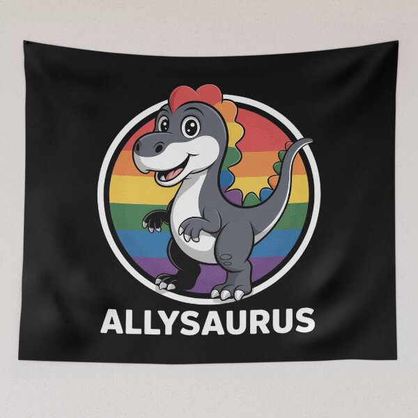 Item preview, Allysaurus Lgbtq Gay Pride Month  designed and sold by SlogariArt.