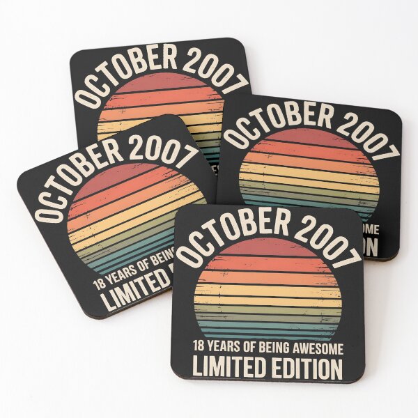 Item preview, October 2007 Limited Edition 18-Year-Old 18th Birthday, 18 years of being awesome designed and sold by BLZART.