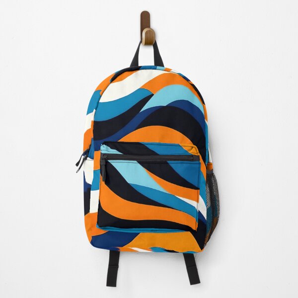 Item preview, 6 color waves abstract colorful design designed and sold by SmashingDeals.