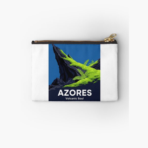 Item preview, Minimalist Azores Volcanic Rock with Green Moss & Fern designed and sold by Digital Dreams Arts.