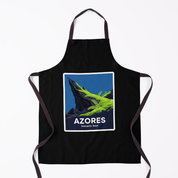 Item preview, Minimalist Azores Volcanic Rock with Green Moss & Fern designed and sold by Digital Dreams Arts.