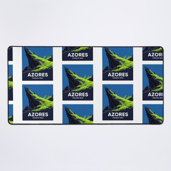 Item preview, Minimalist Azores Volcanic Rock with Green Moss & Fern designed and sold by Digital Dreams Arts.