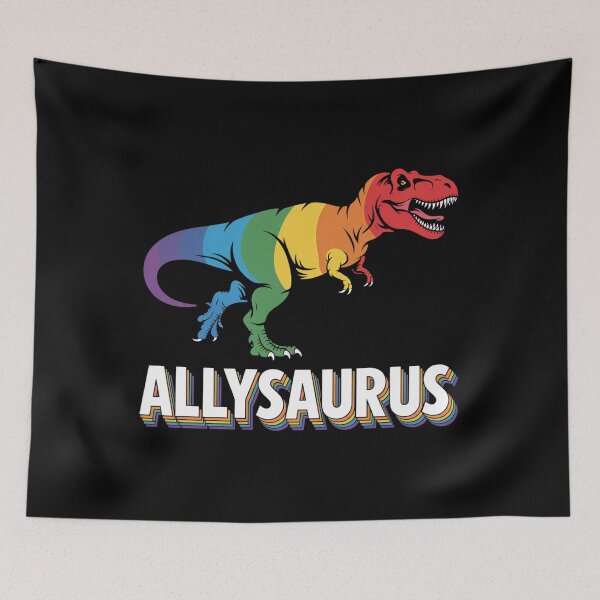 Item preview, Allysaurus Rex Lgbtq Proud Ally Gay Pride designed and sold by SlogariArt.